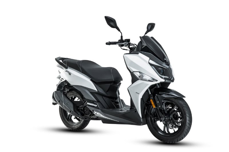 Sym Jet 14 50cc motorcycle available at Motorcycle Bunker Newport